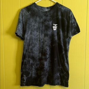 Obey Blue and White Short Sleeve Tee with Graphic